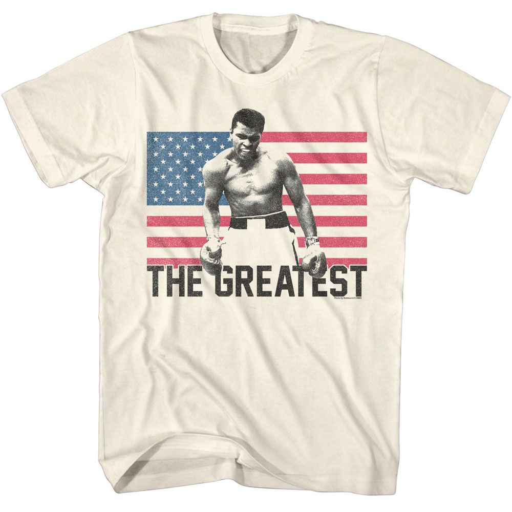 MUHAMMAD ALI Unisex T-Shirt, Flag The Greatest