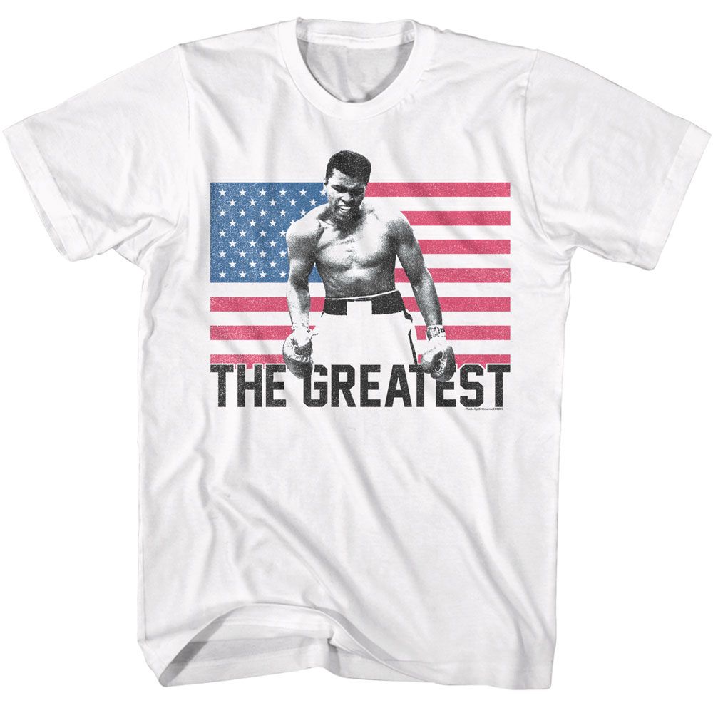 MUHAMMAD ALI Unisex T-Shirt, Flag The Greatest