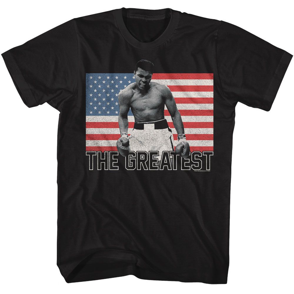 MUHAMMAD ALI Unisex T-Shirt, Flag The Greatest