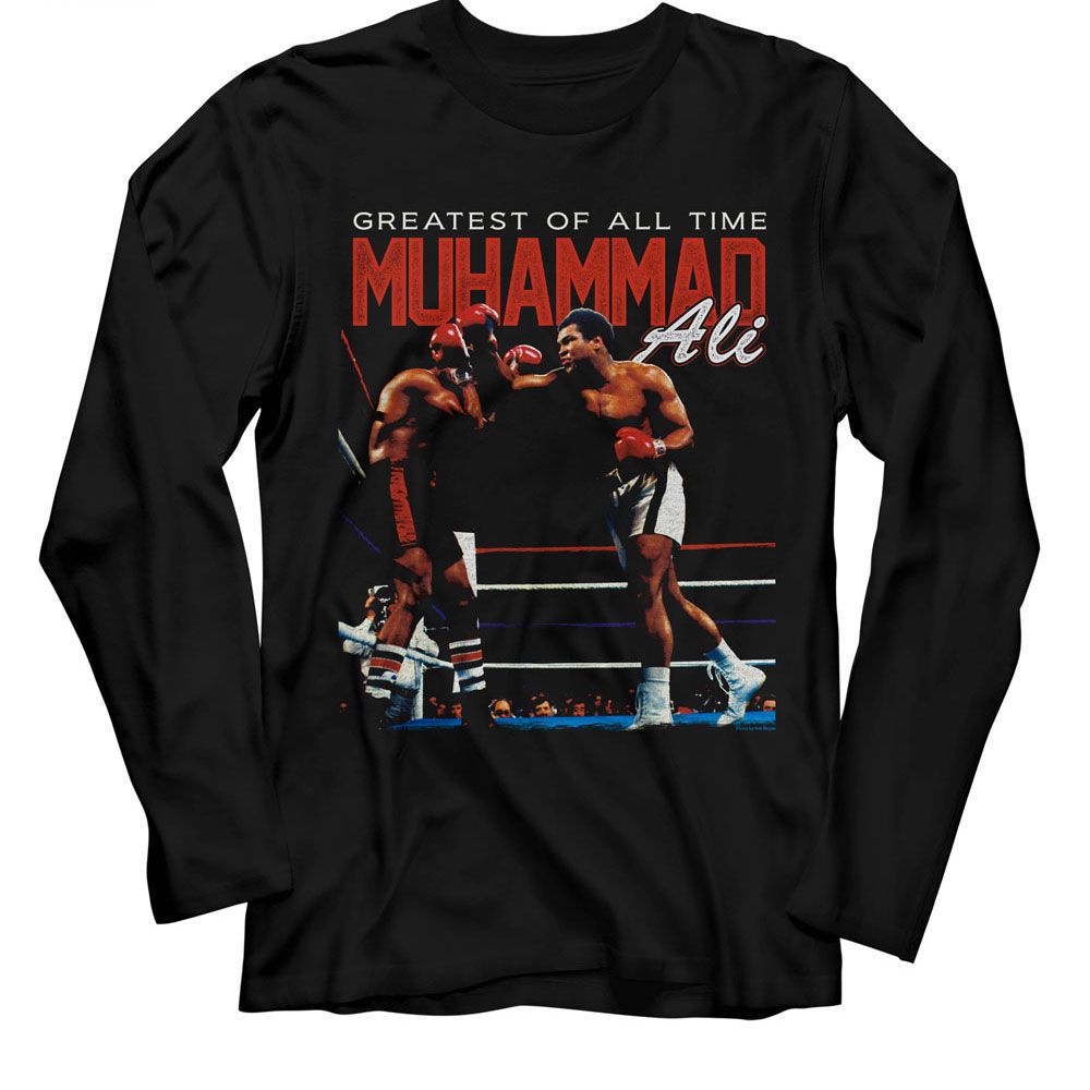 MUHAMMAD ALI Long Sleeve T-Shirt, Fight Ring