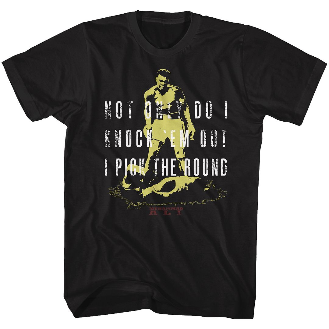 MUHAMMAD ALI Eye-Catching T-Shirt, Knocking