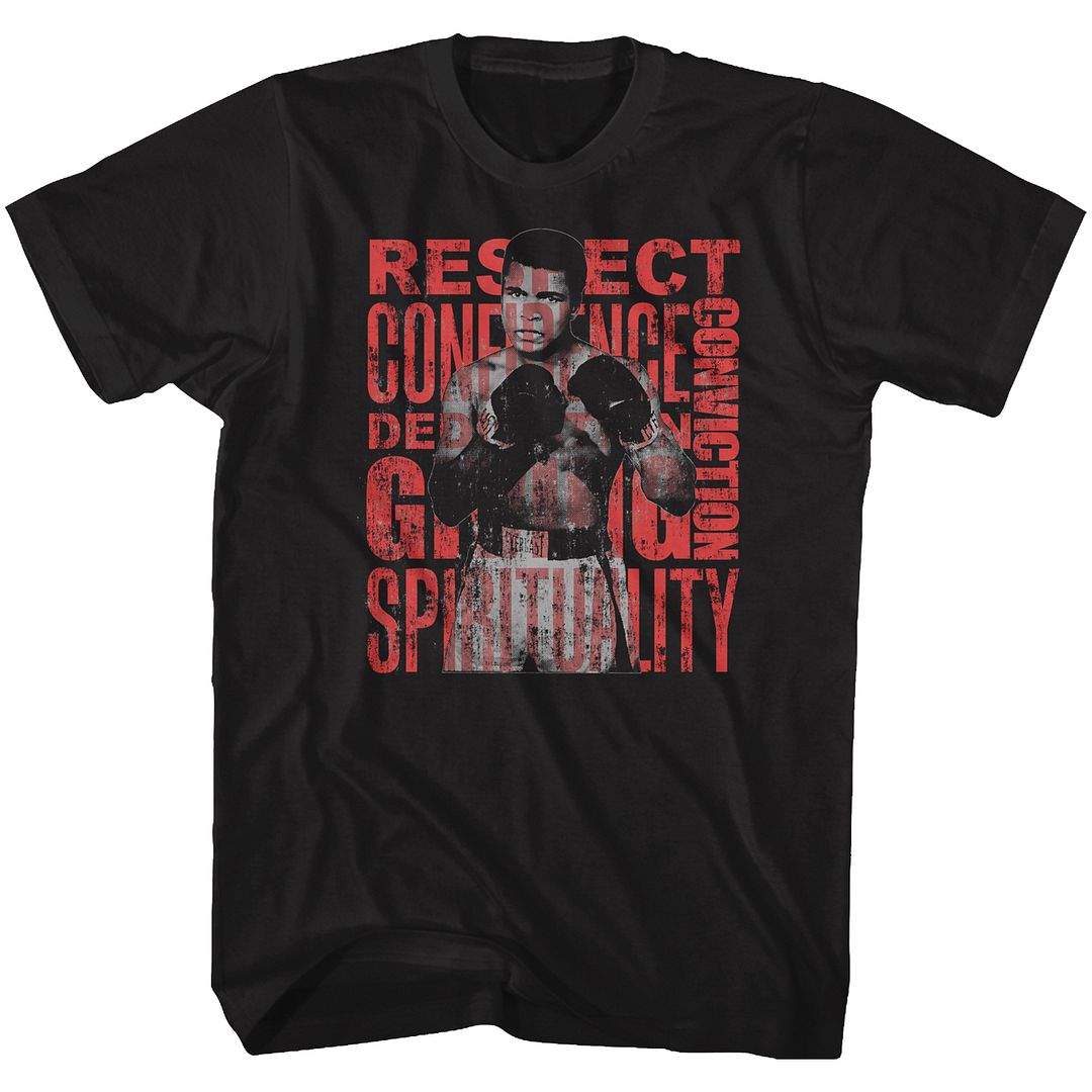 MUHAMMAD ALI Eye-Catching T-Shirt, Rcdcgs Blk