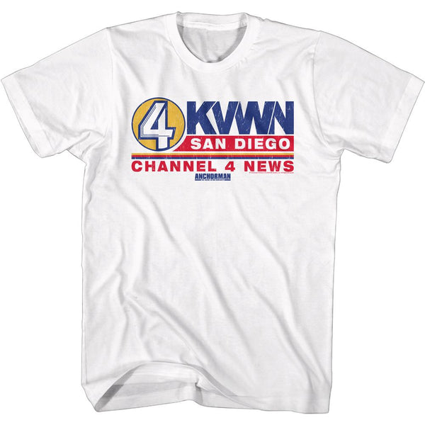 ANCHORMAN Famous T-Shirt, Ch 4 News Logo
