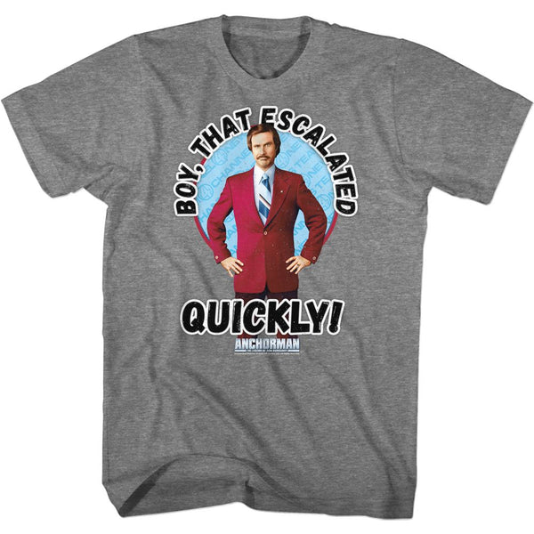 ANCHORMAN Famous T-Shirt, Escalated Quickly