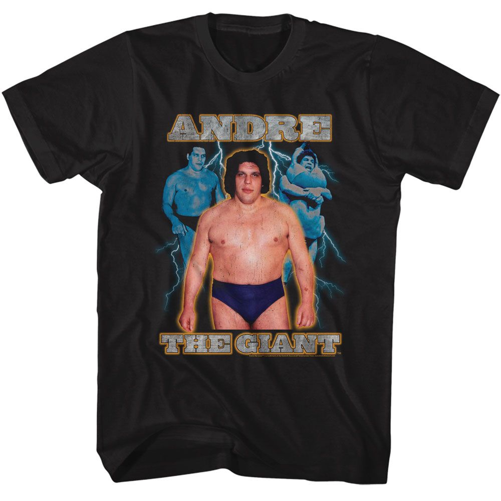 ANDRE THE GIANT Unisex T-Shirt, Lightning