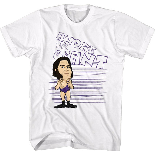 ANDRE THE GIANT Glorious T-Shirt, Big Purp