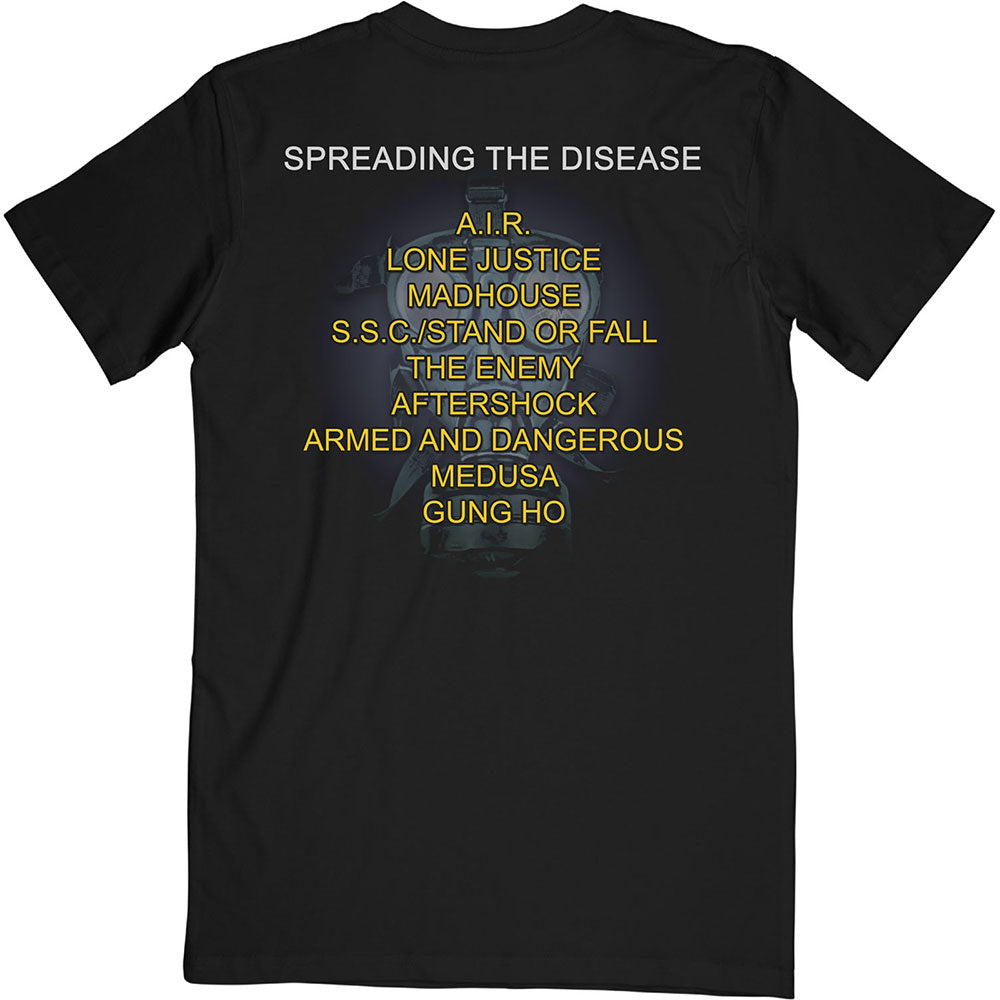 ANTHRAX Attractive T-Shirt, Spreading The Disease Track List