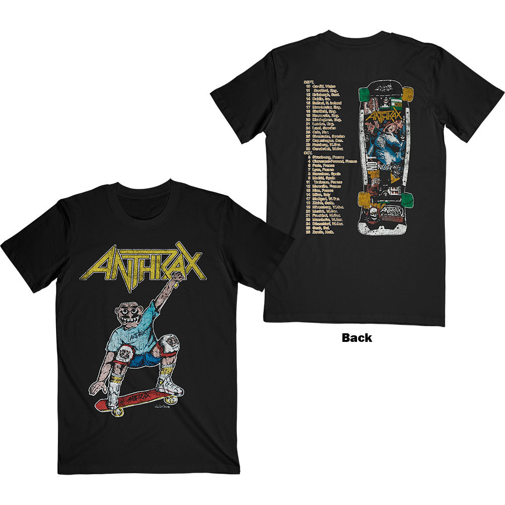 ANTHRAX Attractive T-Shirt, Spreading Skater Notman Vintage