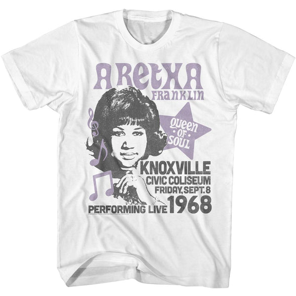 ARETHA FRANKLIN Eye-Catching T-Shirt, Knoxville 1968