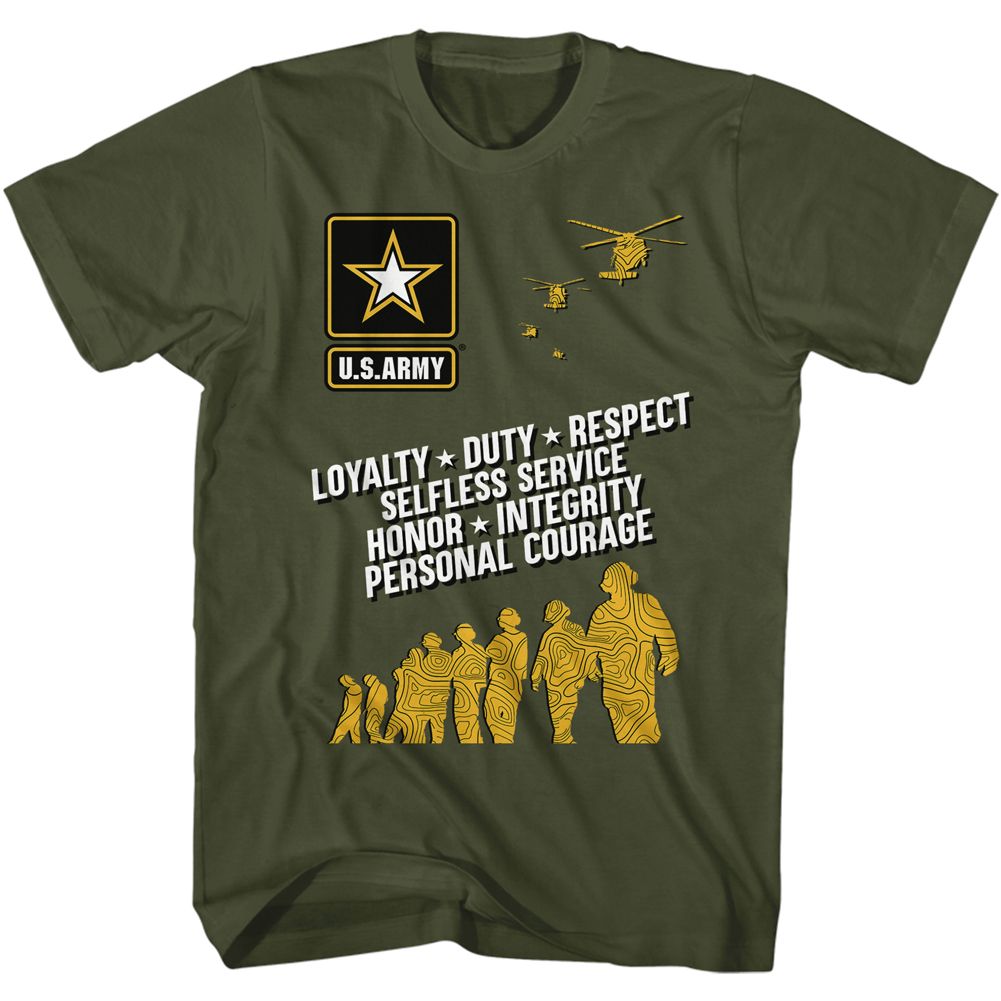 Exclusive US ARMY T-Shirt, Values