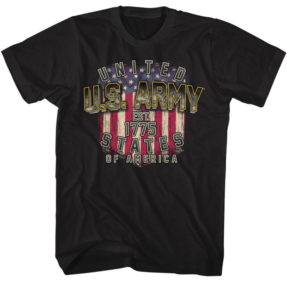 ARMY Eye-Catching T-Shirt, Army-US Army And Flag