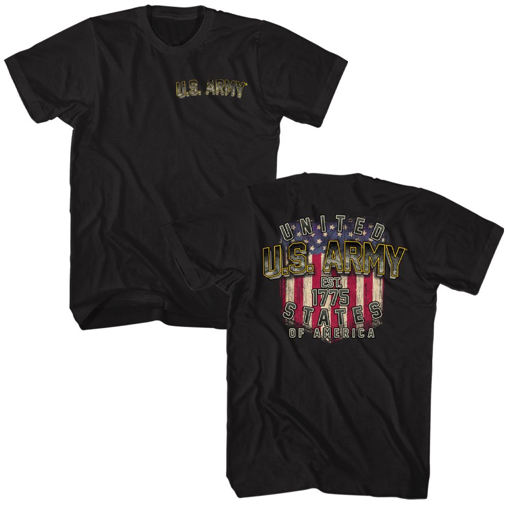 ARMY T-Shirt, Army-Flag F B