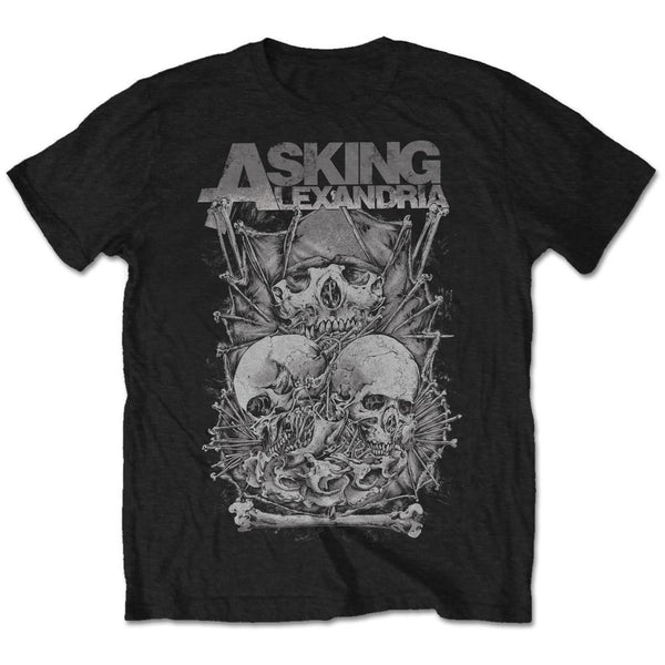 ASKING ALEXANDRIA Attractive T-Shirt, Skull Stack