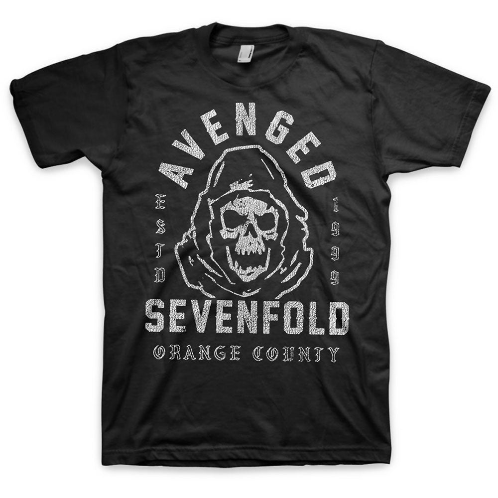 AVENGED SEVENFOLD Attractive T-Shirt, So Grim Orange County