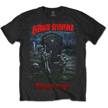 AVENGED SEVENFOLD Attractive T-Shirt, BURIED ALIVE TOUR 2012