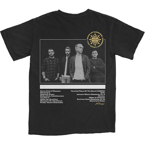 ALL TIME LOW Attractive T-Shirt, Wake Up Sunshine Track List