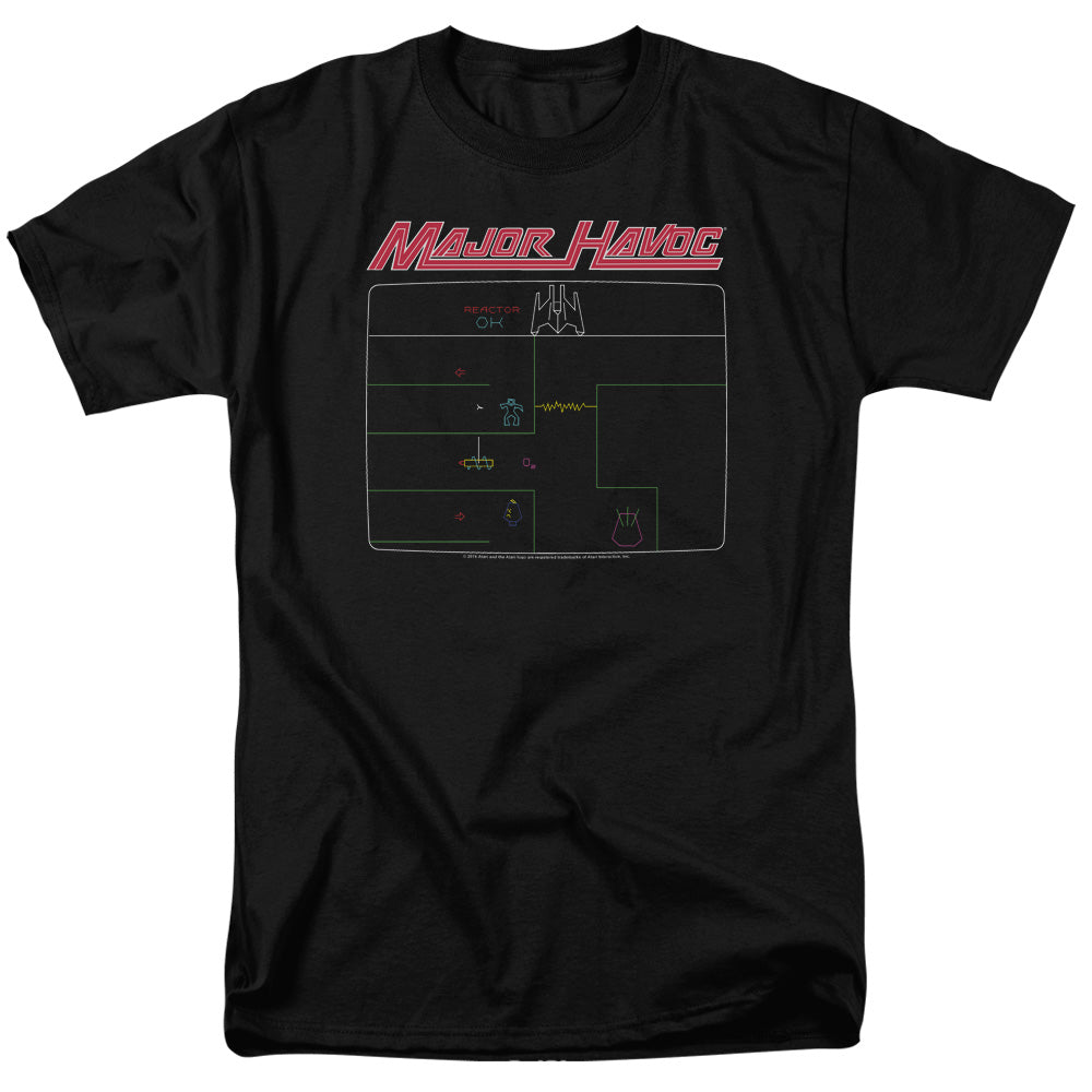 ATARI Famous T-Shirt, Major Havoc Screen