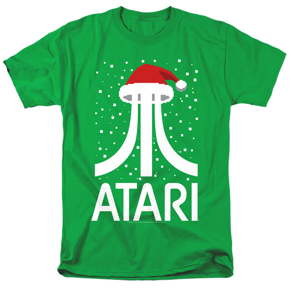 ATARI Famous T-Shirt, Pixel Santa Hat