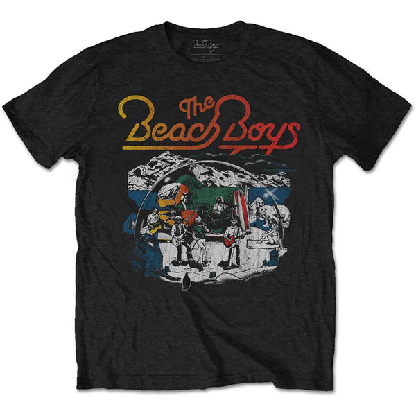 THE BEACH BOYS Attractive T-Shirt, Live Drawing – Authentic Band Merch
