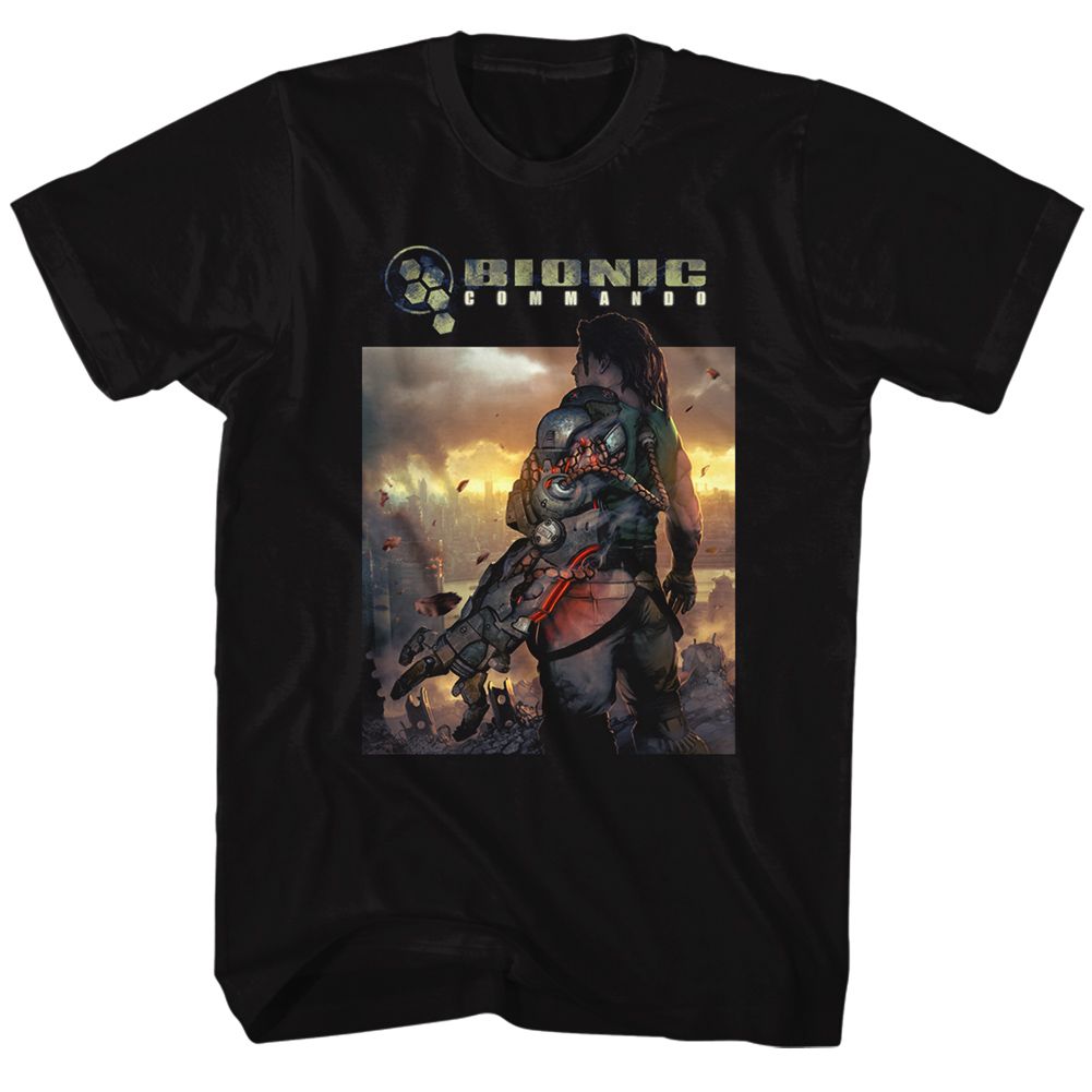 BIONIC COMMANDO Brave T-Shirt, The World Burn