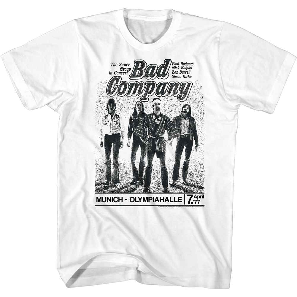 BAD COMPANY Eye-Catching T-Shirt, Munich Concert