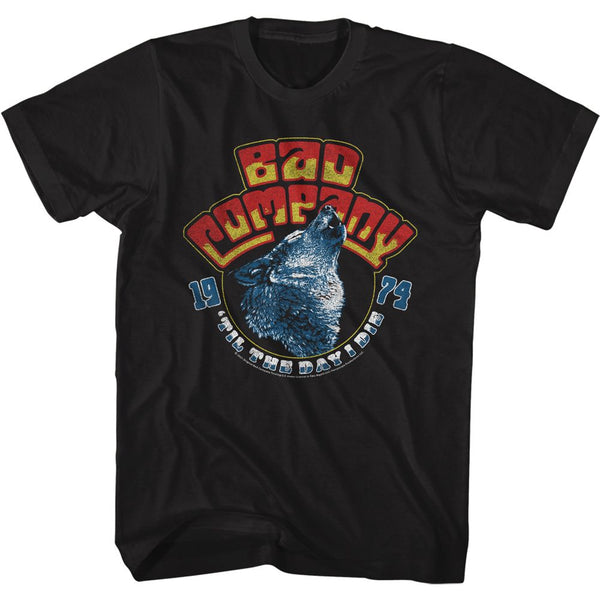 BAD COMPANY Eye-Catching T-Shirt, Wolf Tour 74