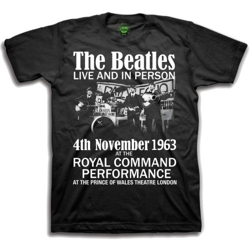 THE BEATLES Attractive T-Shirt, Live &amp; In Person