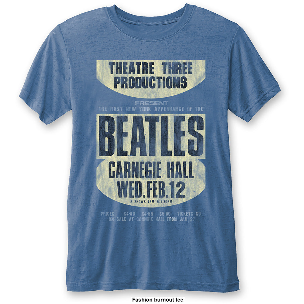 THE BEATLES Attractive T-Shirt, Carnegie Hall