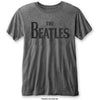 THE BEATLES Attractive T-Shirt, Drop T Logo (Burnout)