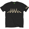 THE BEATLES Attractive T-Shirt, Abbey Road Silhouette