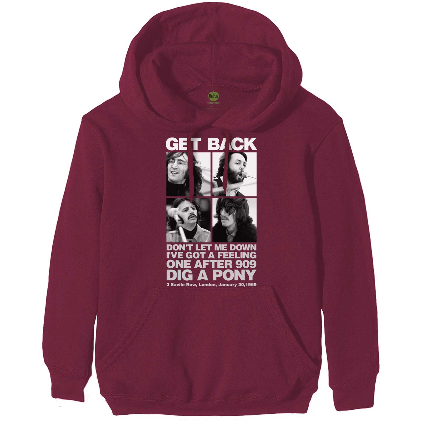 THE BEATLES Attractive Hoodie, 3 Savile Row