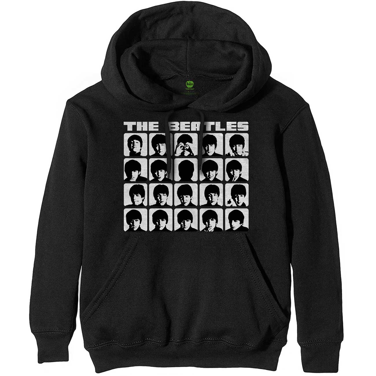 THE BEATLES Attractive Hoodie, Hard Days Night Faces Mono