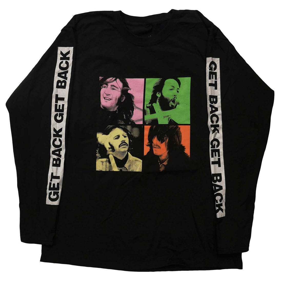 THE BEATLES Attractive T-Shirt, Get Back Studio Shots