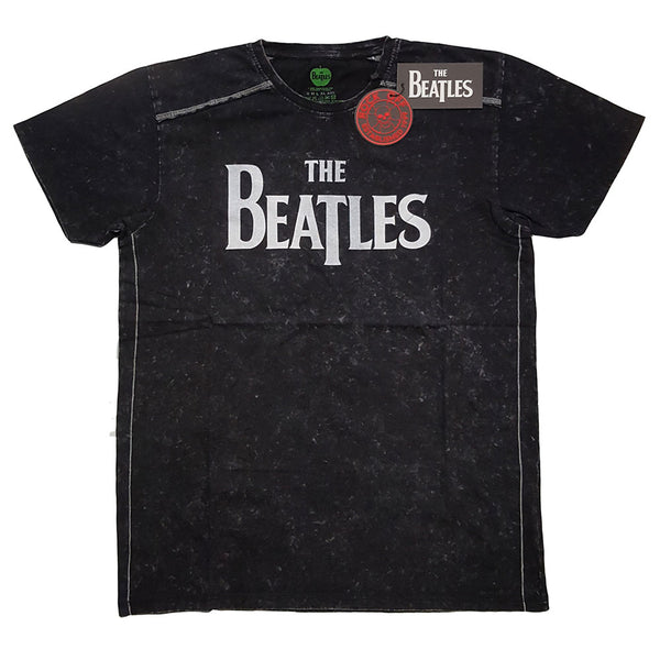 THE BEATLES Attractive T-Shirt,Drop T Logo (Wash Collection)
