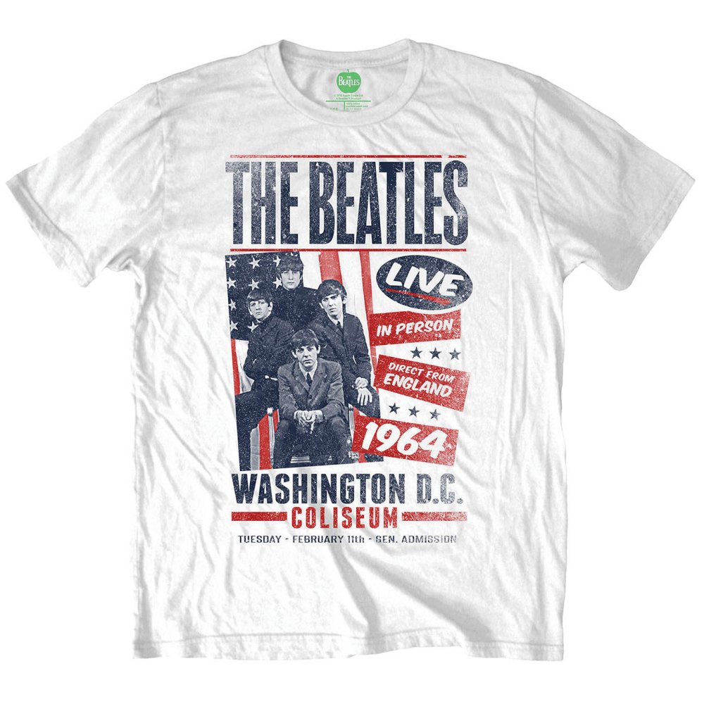 THE BEATLES Attractive T-Shirt, Coliseum Poster