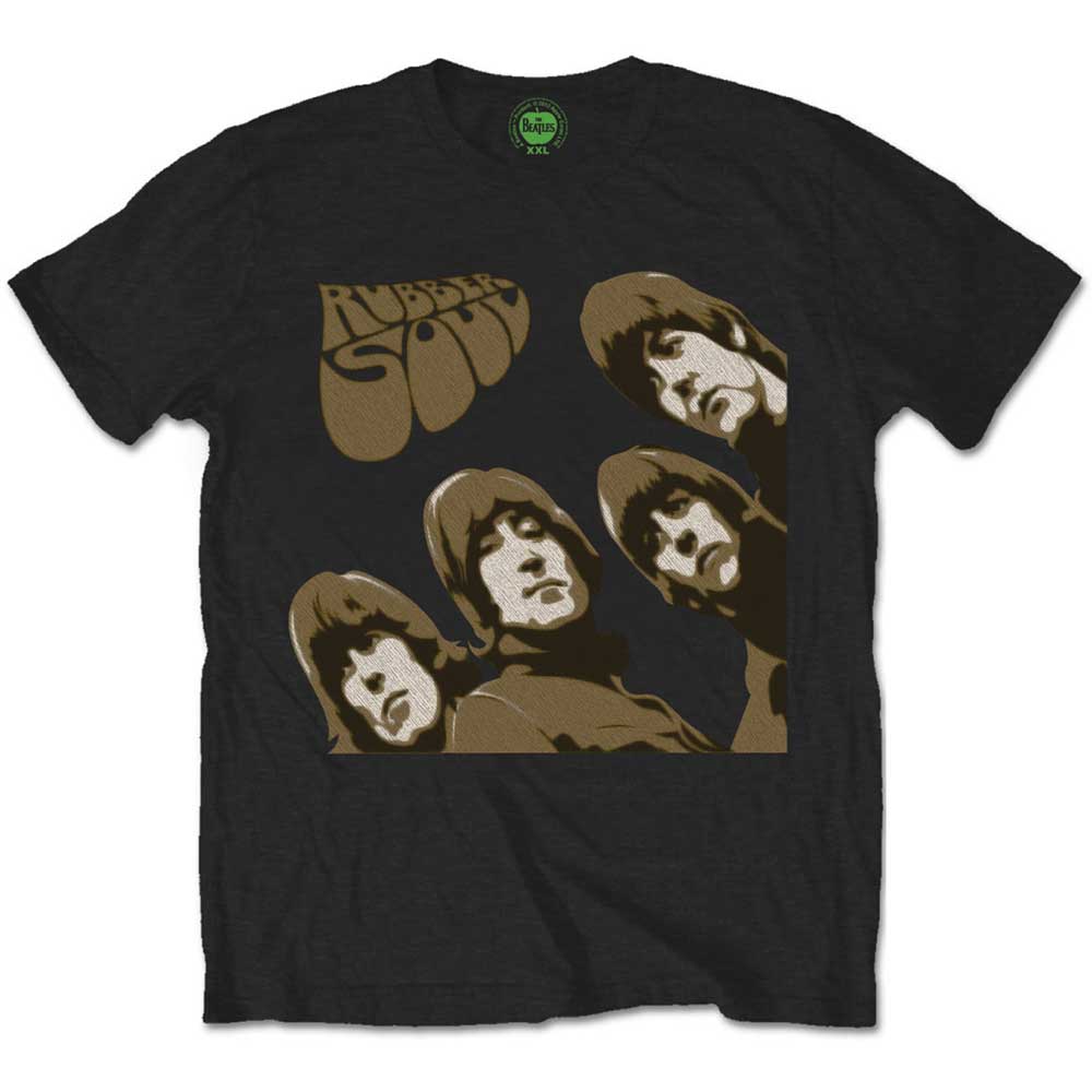 THE BEATLES Attractive T-Shirt, RUBBER SOUL SKETCH