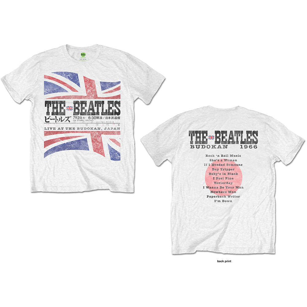 THE BEATLES Attractive T-Shirt, Budokan Set List