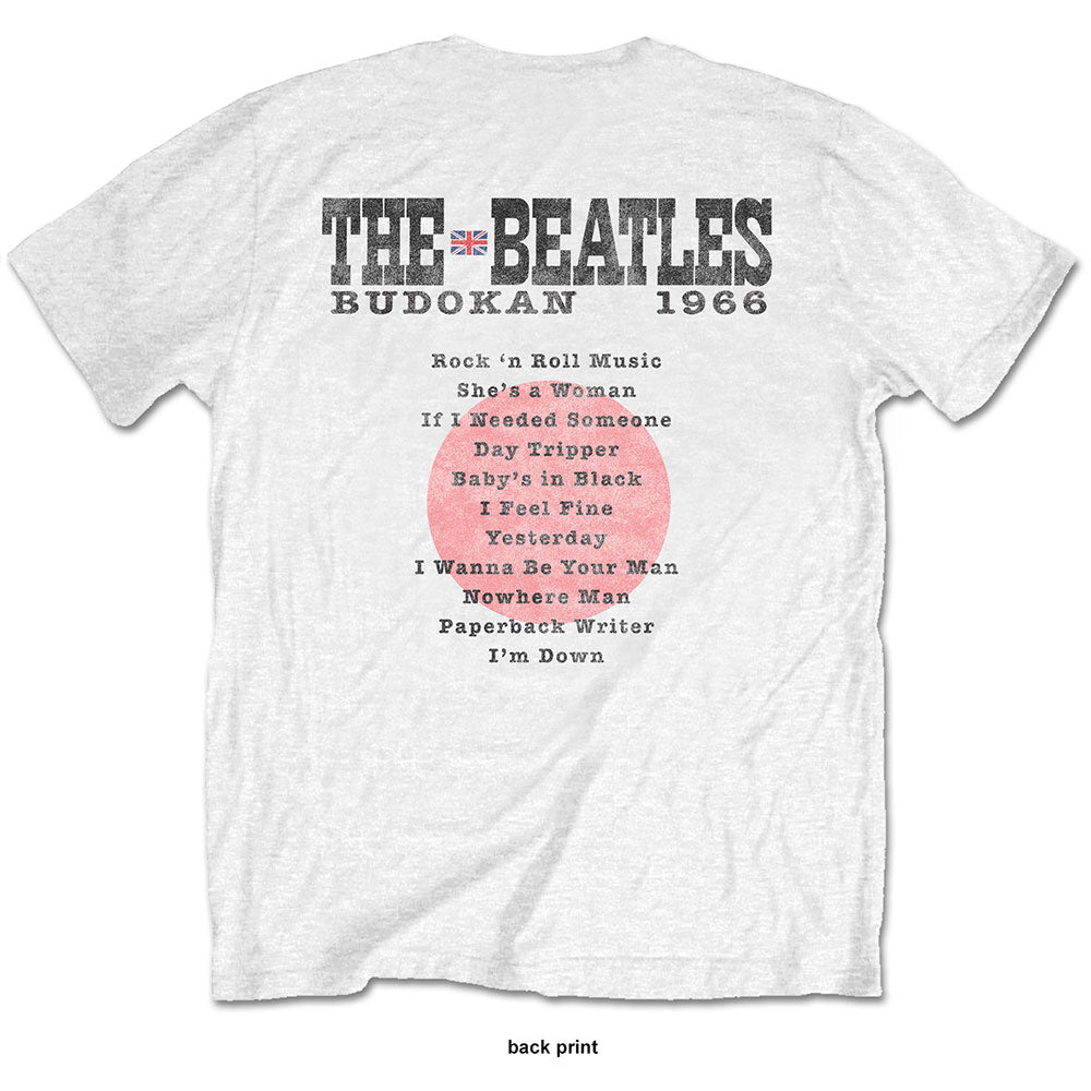 THE BEATLES Attractive T-Shirt, Budokan Set List