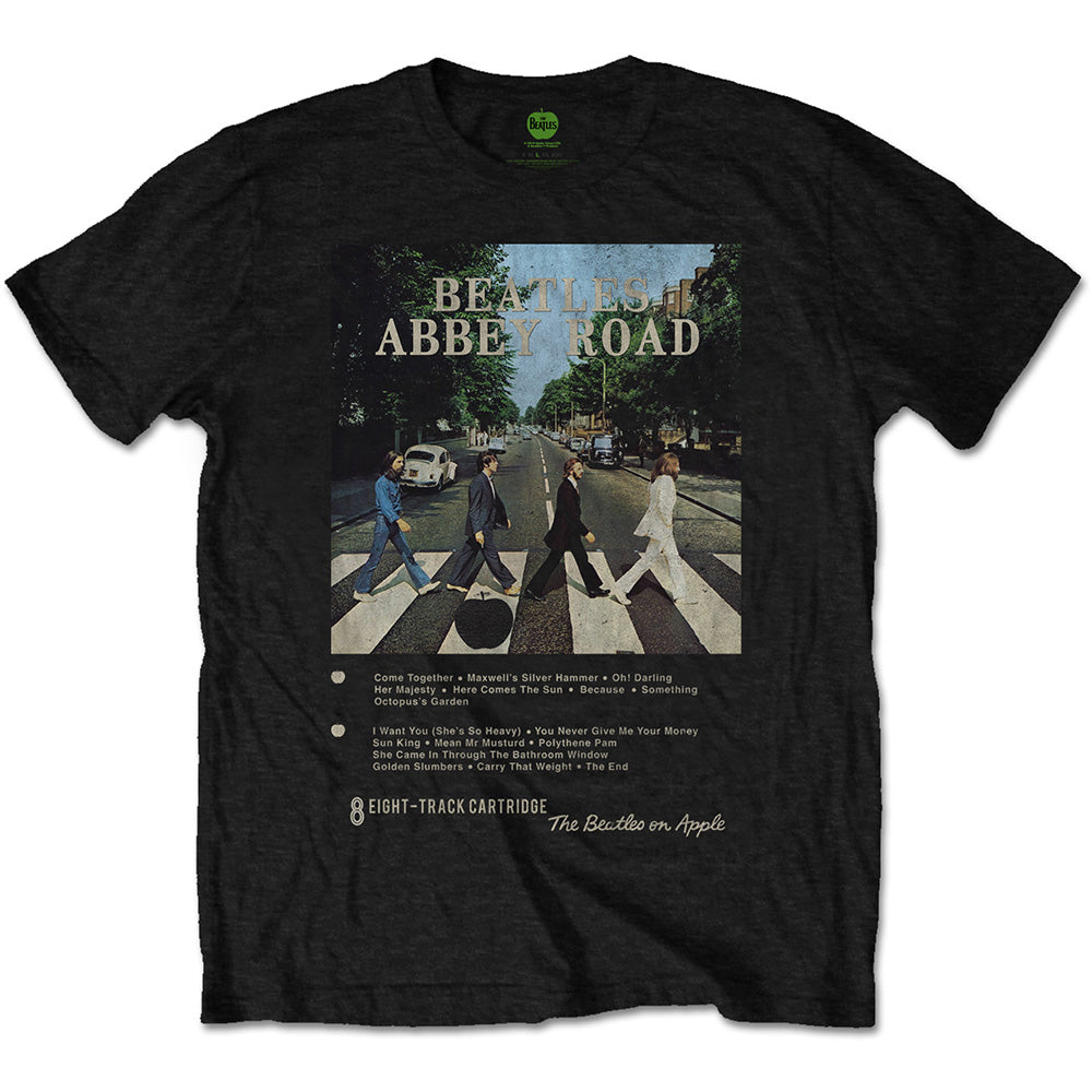 THE BEATLES Attractive T-Shirt, Abbey Road 8 Track