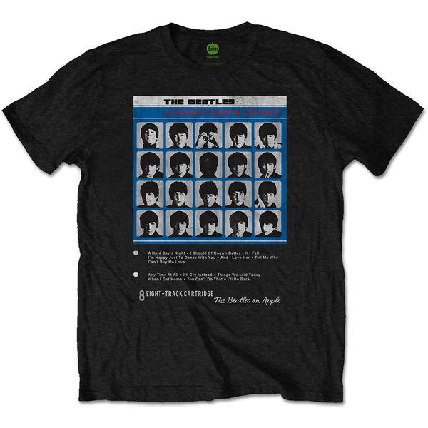 THE BEATLES Attractive T-Shirt, Hard Days Night 8 Track