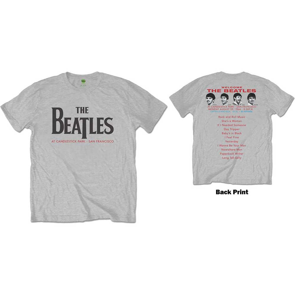 THE BEATLES Attractive T-Shirt, Candlestick Park