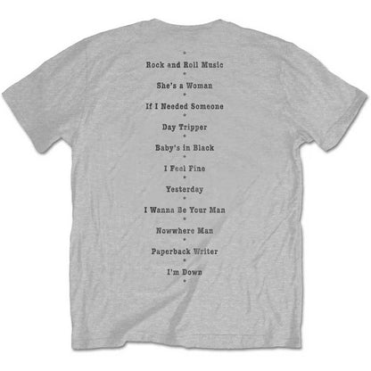 THE BEATLES Attractive T-Shirt, Budokan Set List