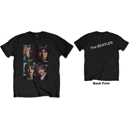 THE BEATLES Attractive T-Shirt, White Album Faces