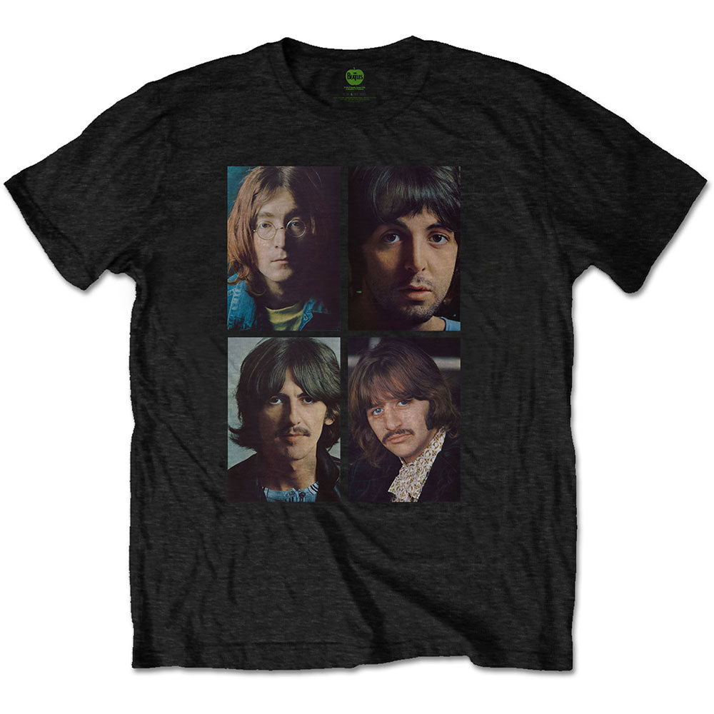 THE BEATLES Attractive T-Shirt, White Album Faces