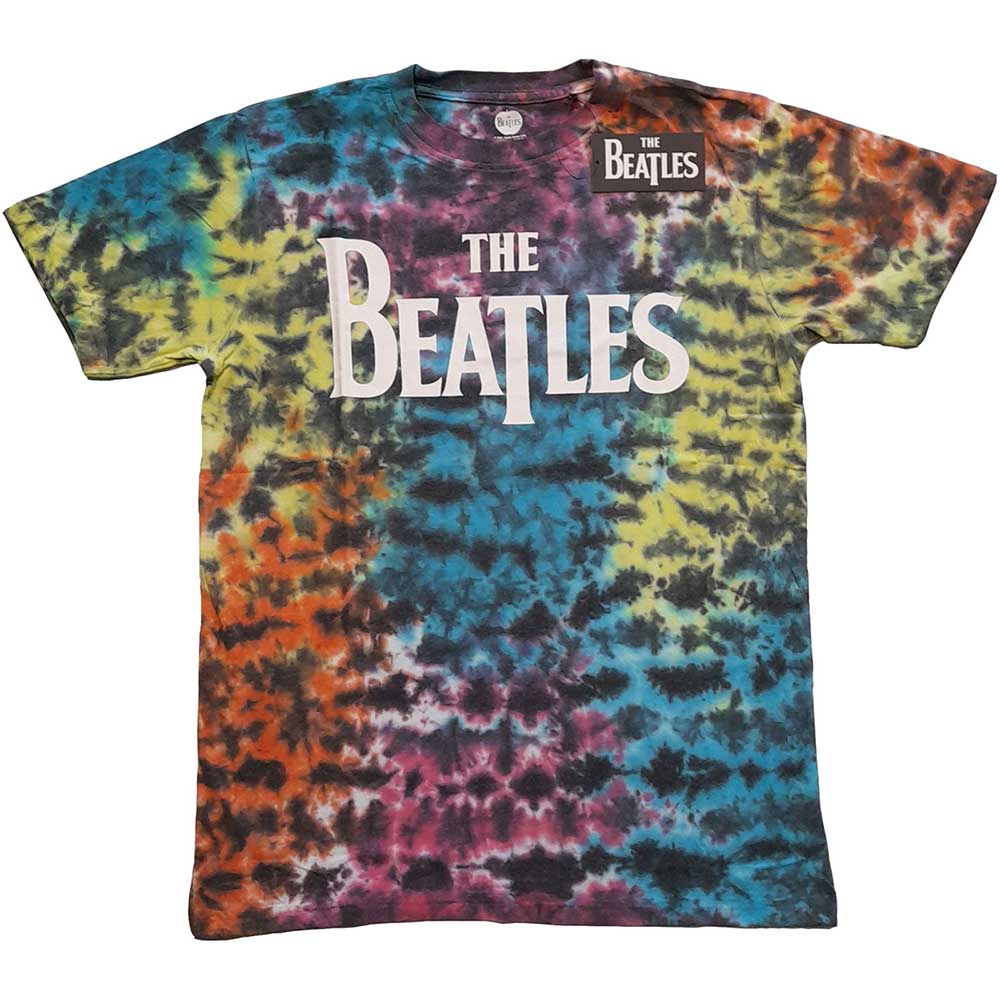 THE BEATLES Attractive T-Shirt, Drop T Logo (Wash Collection)