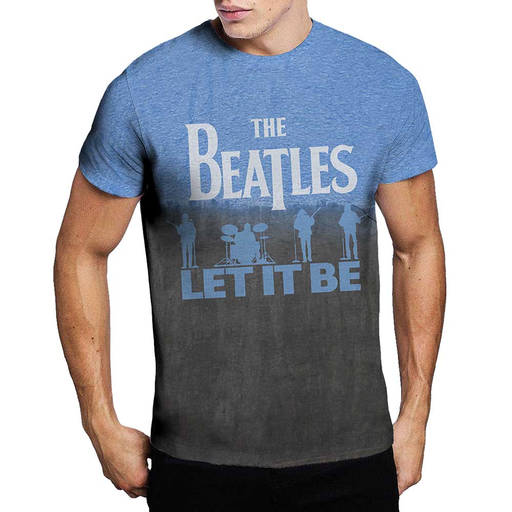 THE BEATLES Attractive T-Shirt, Let It Be Split