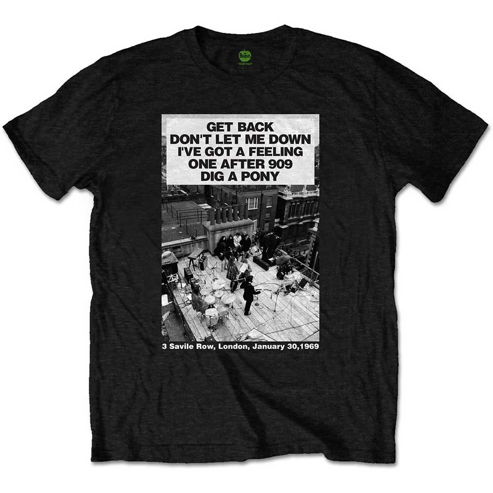 THE BEATLES Attractive T-Shirt, Rooftop Songs