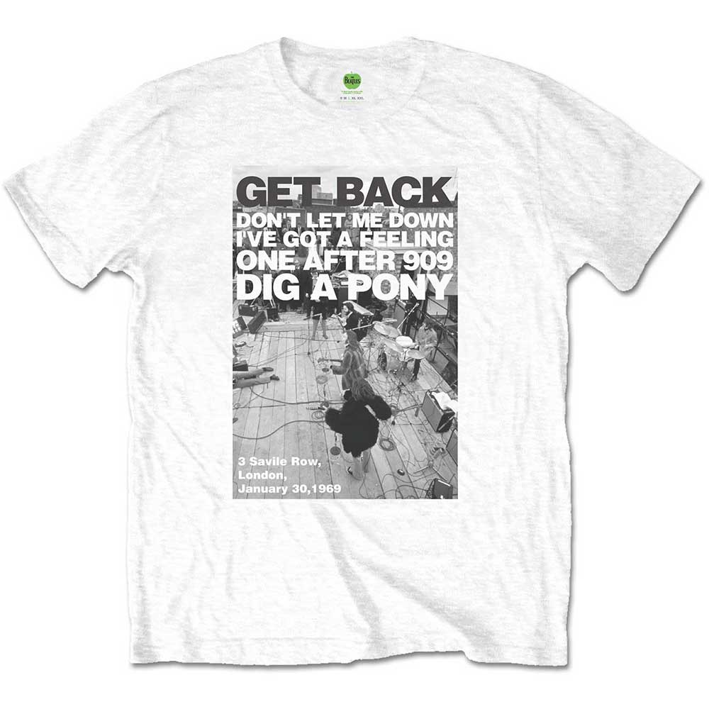 THE BEATLES Attractive T-Shirt, Rooftop Shot