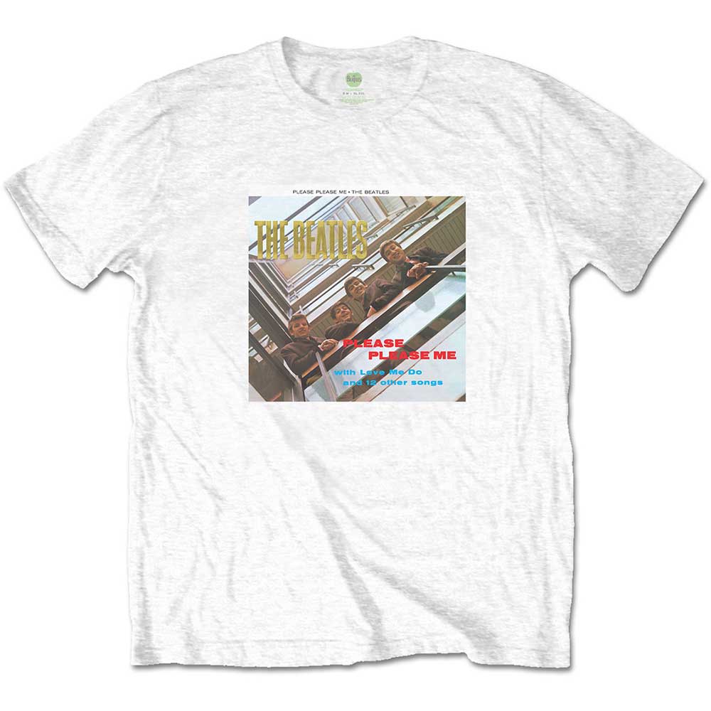 THE BEATLES Attractive T-Shirt, Please Please Me Gold