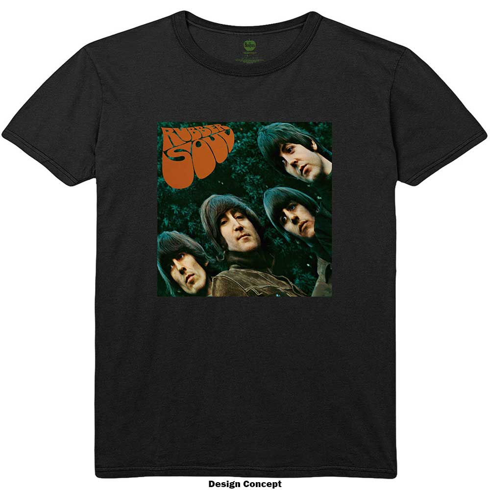 THE BEATLES Attractive T-Shirt, Rubber Soul Album Cover